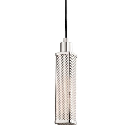 Hudson Valley Lighting Gibbs 1 Light Pendant 2.75 In. Polished Nickel 7033-PN