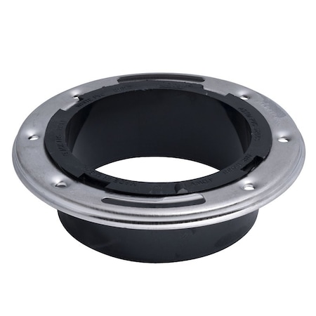 Oatey CLOSET FLANGE SS RING ABS 4IN 43498