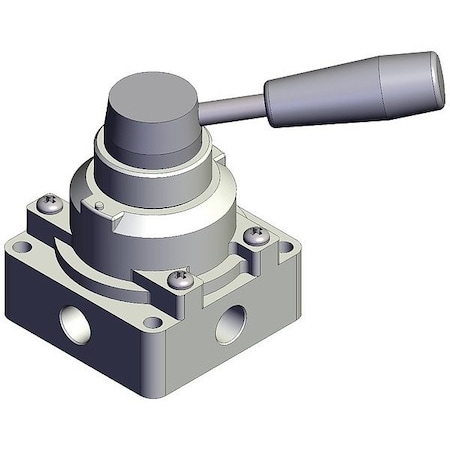 Smc Hand Valve, VH, Two-Position, 105 mm VH302-02