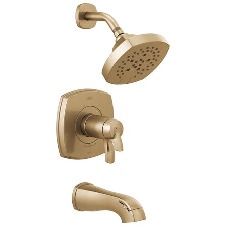 Delta Stryke 17 Thermostatic Tub and Shower Only Lumicoat Champagne Bronze T17T476-CZ-PR