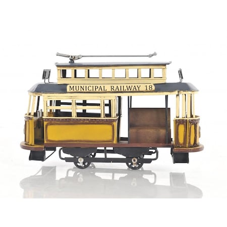 Homeroots Railway Cable Car Sculpture 401135