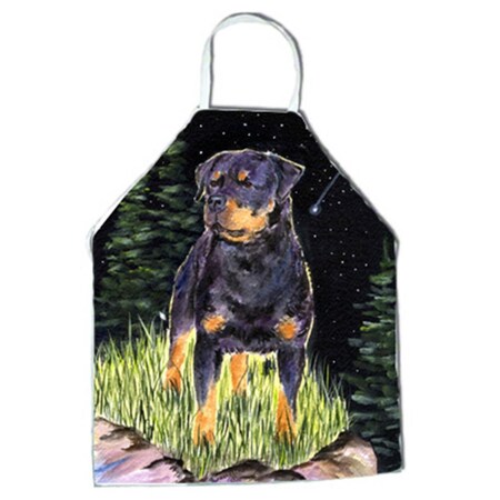 Carolines Treasures Starry Night Rottweiler Apron - 27 x 31 in. SS8475APRON