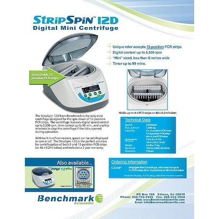 Benchmark Scientific Mini Centrifuge C2248
