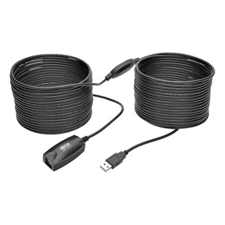 Doomsday 15M 2.0 Hi-Speed Active USB-A Extension Repeater Male to Female Cable - Black DO907702