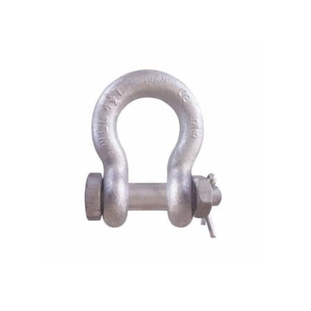 Cm Bolt & Nut Anchor Shackles, 1 1/8 in Bail Size, 17 Tons 490-M855A-G