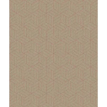 A-Street Prints Izarra Copper Geometric Block Wallpaper 4105-86642