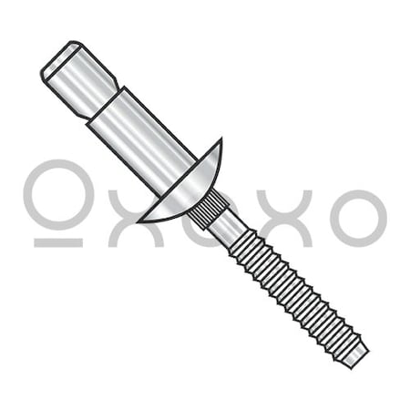 Oxoxo 1/4X.350-.625 Protruding Head Structural Rivet Stainless Steel, 250PK 545800
