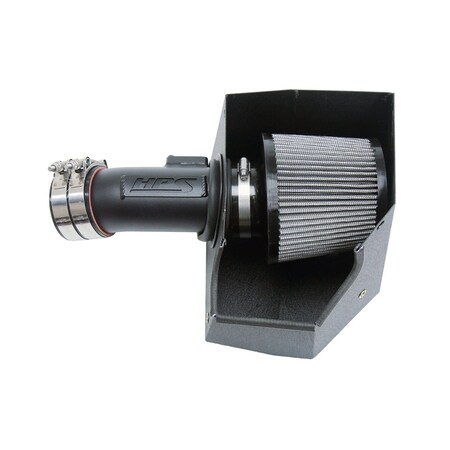 Hps Performance Air Intake Kit with Heat Shield, Black,  827-656WB