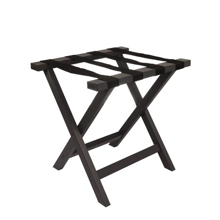 Hospitality 1 Source Composite Luggage Rack, Black CRZRE04