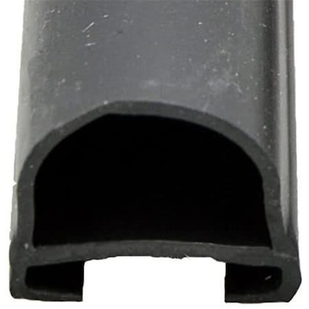 Strike3 1 x 0.93 x 35 in. Trailer Weatherstripping D Seal for EKD Base, Black ST1831569