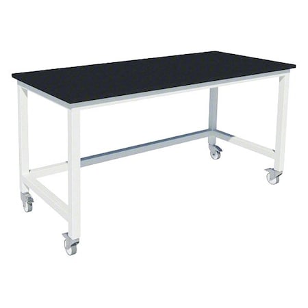 Instock Heavy Duty Table, Steel, Steel Frame, Petal White GRHD-4830-CFP-2