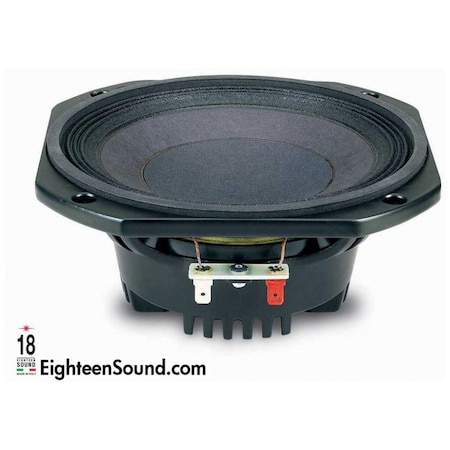 18 Sound 6-in High Output MB Neodymium Transducer Weather protected cone and plates for outdoor usage 8 Ohms 6NMB420-8