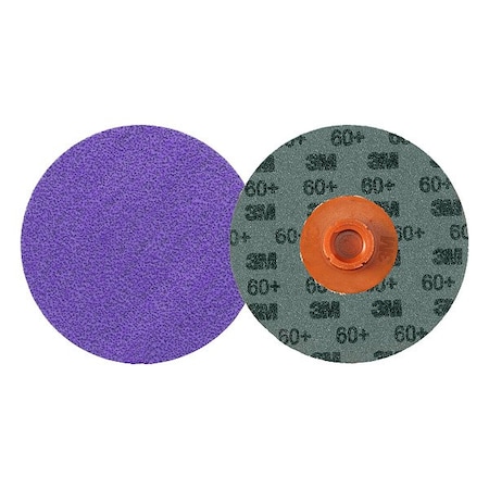 3M Cubitron Quick-Change Disc, Ceramic, 4 in Dia., PK25 7100332085