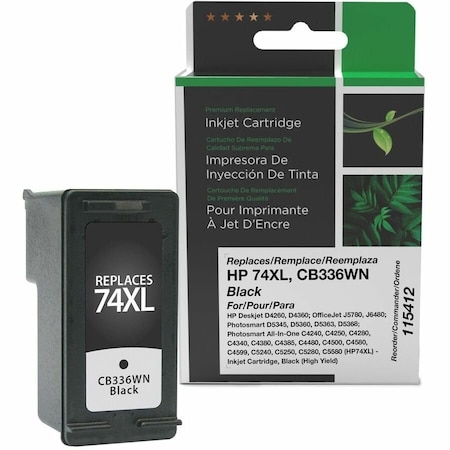 Clover Imaging Group Imaging Remanufactured High Yield Black Ink Cartridge 115412