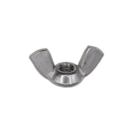 Auveco 1/4in-20 Wing Nut 18-8 Stainless Steel, 25PK 13258