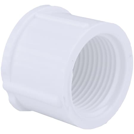 Charlotte Pipe And Foundry 3/4'' FIP Schedule 40 Threaded PVC Cap PVC 02117 1000HA