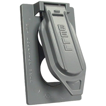 Raco 1 Gang -Gang Vertical Electrical Box Cover, , Aluminum 5146-5