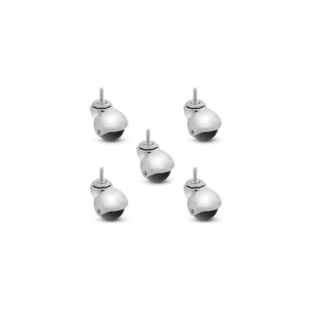 Shepherd Baron 2'' Stem Caster with 3/8'' x 1-12'' Threaded Stem PBH20605BC-3ED-SET