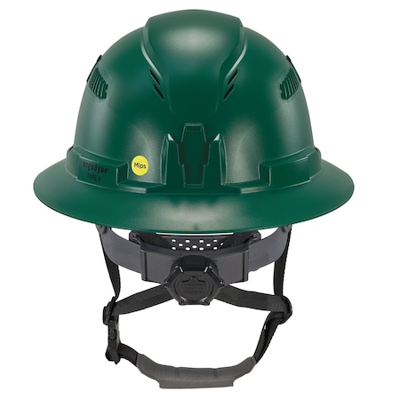 Ergodyne Green Class C Type 2 MIPS Full Brim Safety Helmet 8964-MIPS