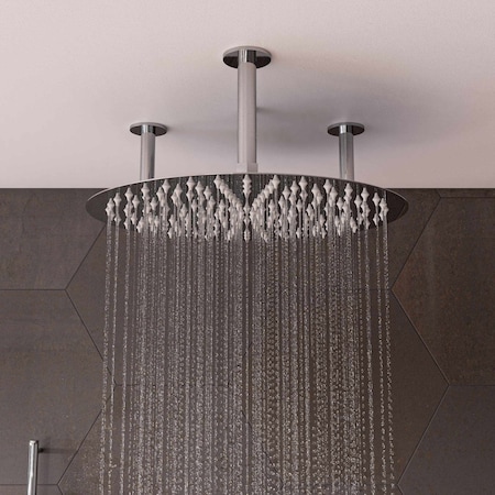 Alfi Brand 20" Round Polished Solid SS Ultra Thin Rain Shower Head RAIN20R-PSS