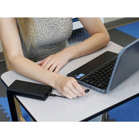 Jar Systems - ACTIVE CHARGE POWER BANKS, BLACK WITH USB-C TO USB-C CABLES - 4X 2 PBUSBC