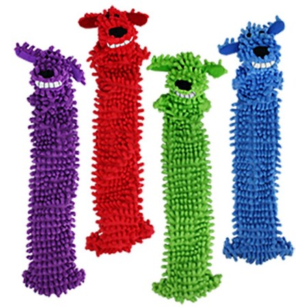 Boss Pet Dog Toy, 12 in, Floppy Lightweight Loofa Dog, Assorted MP27483