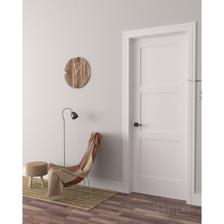 Darpet Shaker Interior Door (3 Panel Equal), 18" x 80" x 1-3/8" thick EQUAL-3PF6816138