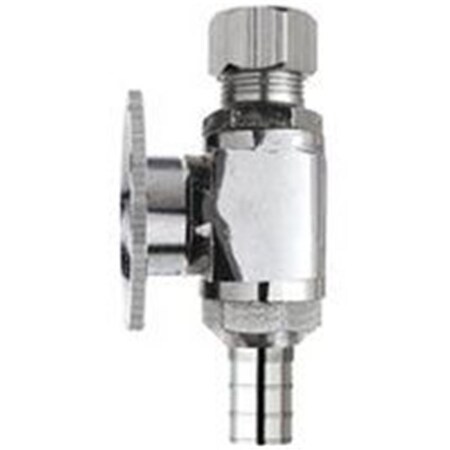 Protectionpro 0.5 x 0.37 in. Quarter Turn Straight Ball Valve, Brass PR3116618