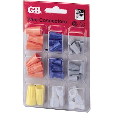 Gardner Bender WingGard Assorted Copper to Copper Wire Connector, 32PK TK-32