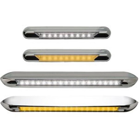 Optronics 16 in. 12V LED Awning Lights for Surface Mount, White O24-ILL71CBAWN