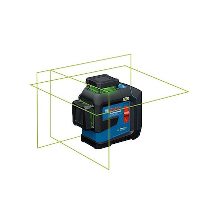 Bosch Plane Laser, Plastic, Green, 260 ft Range GLL300-42GL