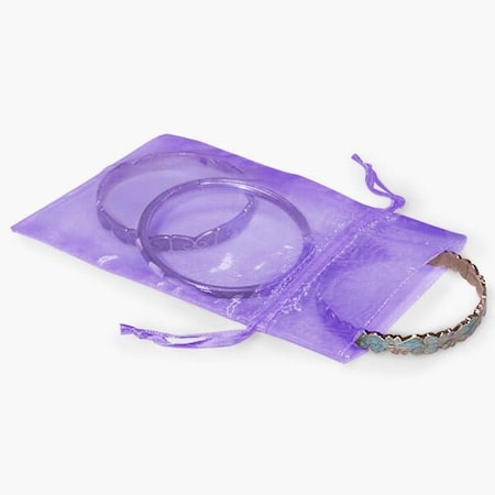 Nashville Wraps Lavender Organza Favor Bags, 3x4, 10PK B01011