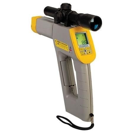 Omega Infrared Thermometer, Handheld, 538 degC to 2482 degC (1000 degF to 4500 degF), 110 to 1 Ratio, Las OS524E