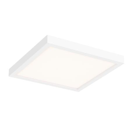 Dals Lighting Delta 10'' Square Indoor/Outdoor LED Flush Mount, White CFLEDSQ10-CC-WH