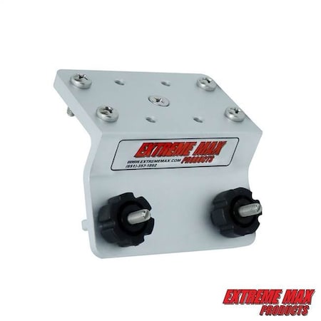 Extreme Max Extreme Max 3005.4161 45 Degree Aluminum Slider Base for Lund Sport Track Systems 3005.4161