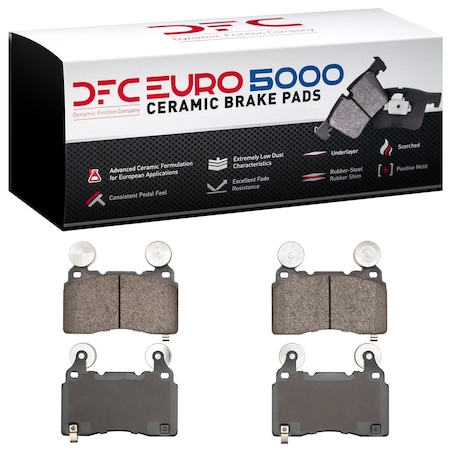 Dfc 5000 Euro Ceramic, Disc Brake Pad Set, 1600-1474-00