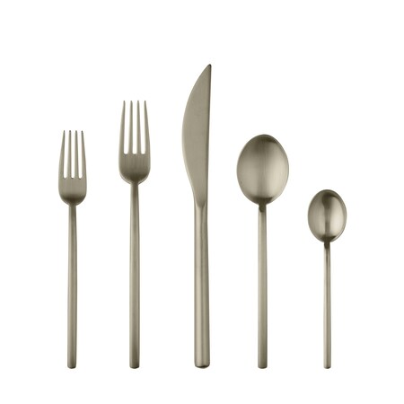 Mepra Due Ice Champagne Flatware  Set - 5 Pcs. 104422005IC
