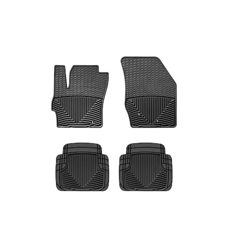 Weathertech Black, Front and Rear All Weather Floor Mats W101-W50