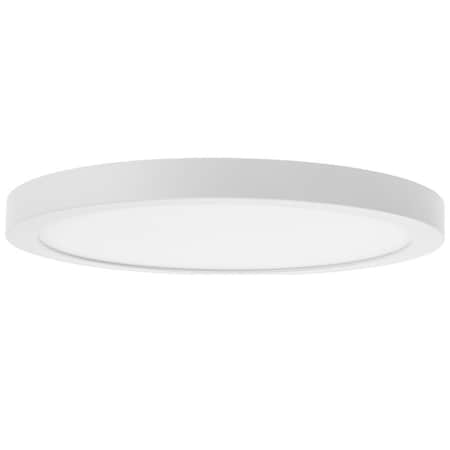 Sunlite LED 9-Inch Round Mini Panel Lght Fixture, 18W 75W, 1100 Lumens, 30K/40K/50K, Dimmable, Wht, 50,000Hr 81286-SU