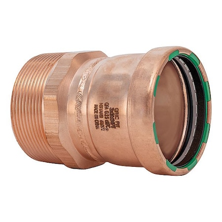 Quickfitting Surepress Crimp Adapter, 3"Sz, 3 1/8" dia., 5 psi SPWM88R