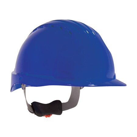 Jsp Standard Brim, Vented Hard Hat w/HDPE Shell, 6-Point Polyester Suspension, Wheel Ratchet Adj. 280-EV6151V-50