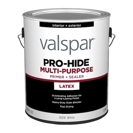 Valspar Pro-Hide Multi-Purpose Primer, White, 1 gal, Metal Pail 028.0091218.007