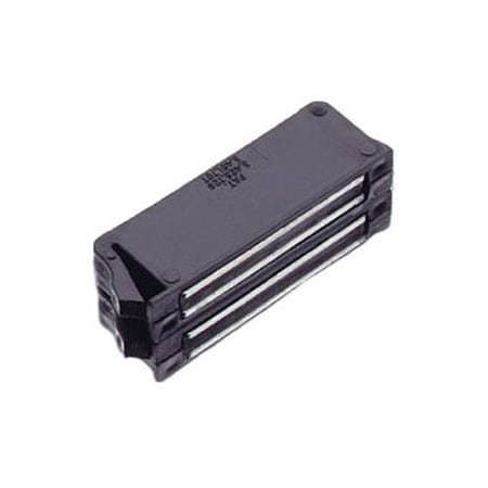 Southco Magnetic Latch, Snap-In- Rectangular hole, 105 N 23 lbs. Rated Load, Double Magnet, Black 02-10-802-10