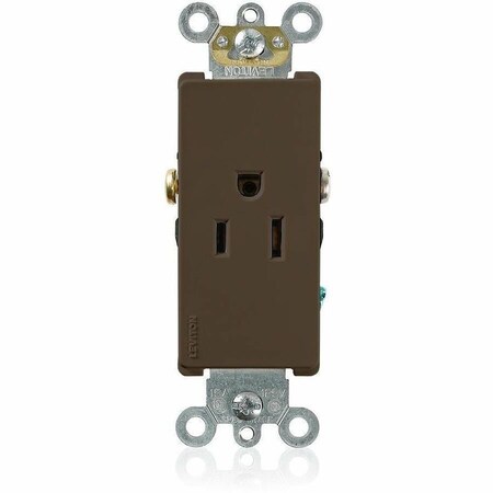 Leviton Commercial Grade Decora Receptacle, 15 Amp, 125 Volt 16251