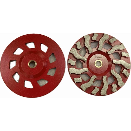 Vantage Product Tornado Cup Wheel, Concrete Cutting, 7'', 120/140 TOR7120