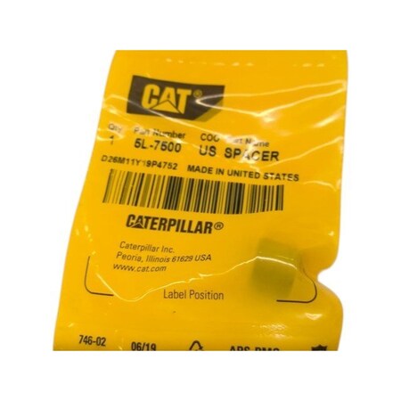 Caterpillar SPACER, CATERPILLAR OEM 5L7500 5L7500