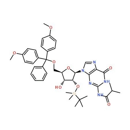 Ak Scientific 5'-O-DMT-2'-O-iBu-N-Bz-Guanosine (250mg), CAS 81279-39-2 2622AC-250mg