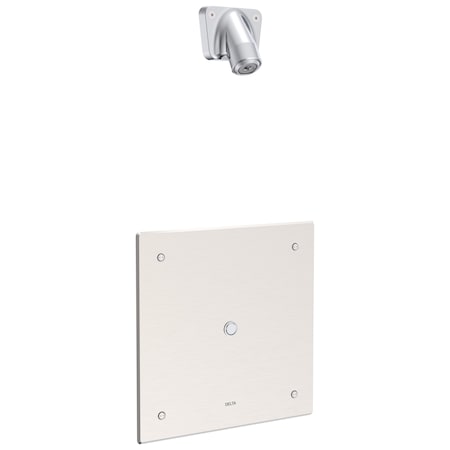 Delta Commercial 860T Electronic Shower Trim With Push Button Activator- Hardwire In Chrome 860T168