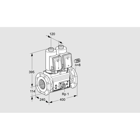 Honeywell Kromschroder VCS9125F05NNASR3E/PPEP/PPPP KS88204953