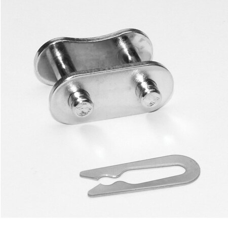 Senqcia 35NPCL Single Strand Spring Clip Connecting Link, 35NP chain, 3/8 P, .51 OAW, .141 Pin, Stl S-35NPCL